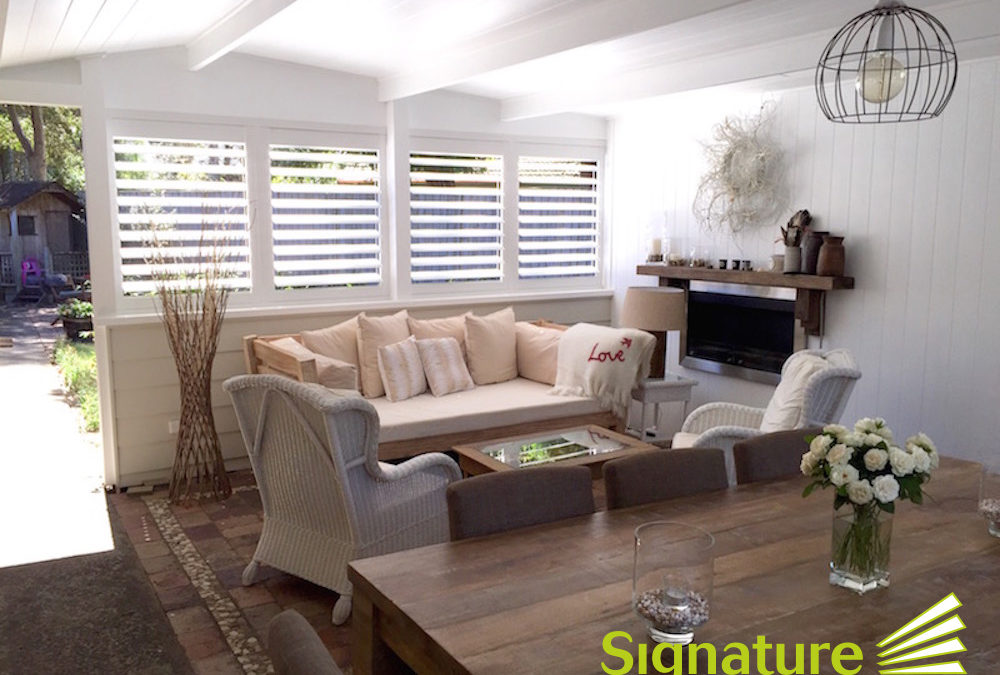 Create an extra living space with Aluminium Shutters