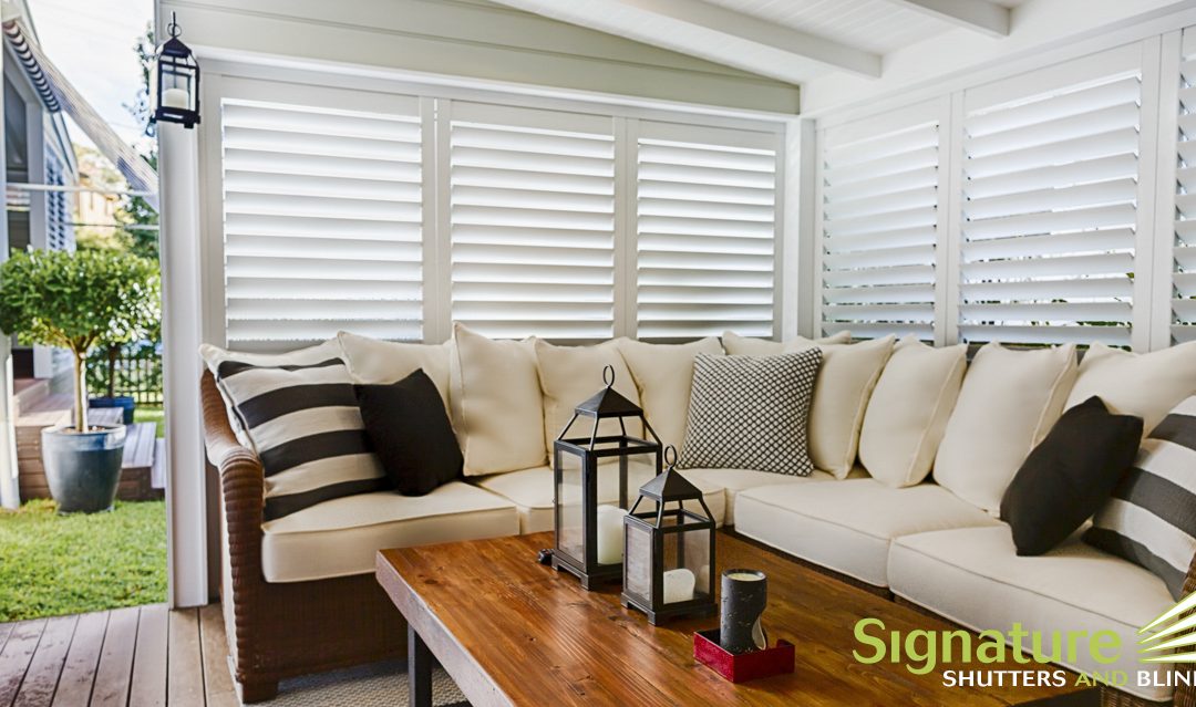 Create An Extra Living Space With Aluminium Shutters