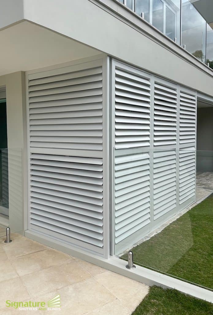 Aluminium Shutters as a Privacy Screen