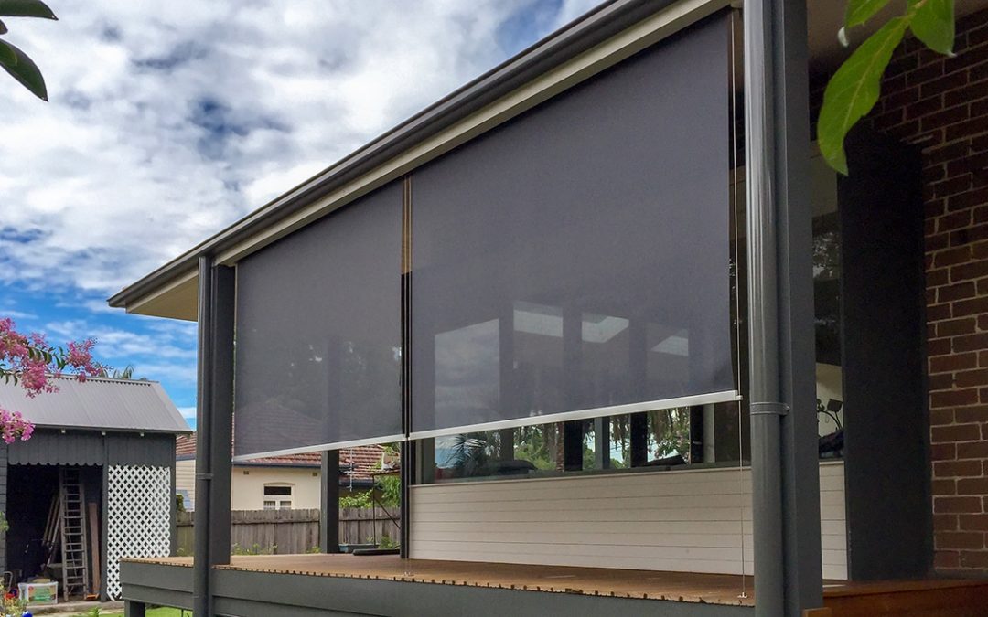 External roll blinds