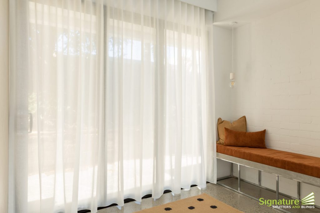Motorised Curtains in Entry